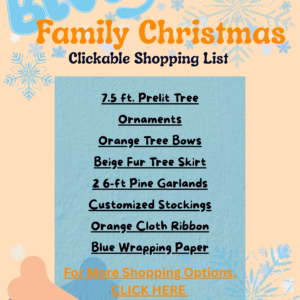 Bluey Family Christmas Clickable Shopping List